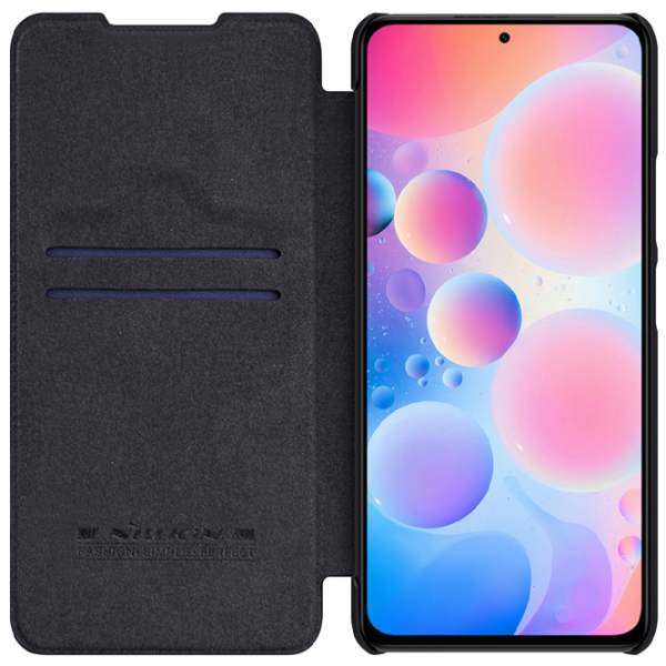 Husă pentru smartphone Xiaomi Redmi Note 11 Pro Nillkin/ Flip Cover/ Piele/ Black photo 2