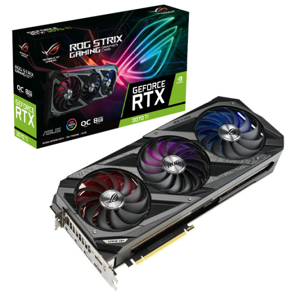 Placă video Asus GeForce RTX 3070 Ti ROG Strix Gaming OC PCI Express x16 4.0 / 8 GB photo 7 Placă video Asus GeForce RTX 3070 Ti ROG Strix Gaming OC PCI Express x16 4.0 / 8 GB photo 7