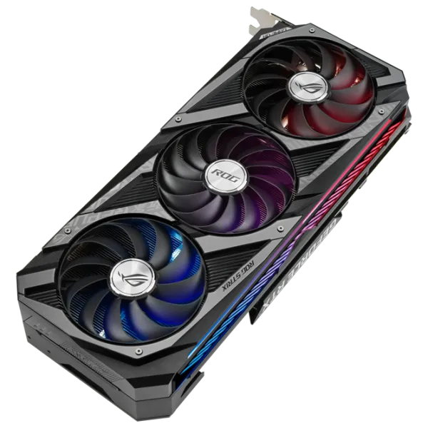 Видеокарта Asus GeForce RTX 3070 LHR ROG Strix Gaming OC V2 PCI Express x16 4.0 / 8 ГБ photo 2 Видеокарта Asus GeForce RTX 3070 LHR ROG Strix Gaming OC V2 PCI Express x16 4.0 / 8 ГБ photo 2