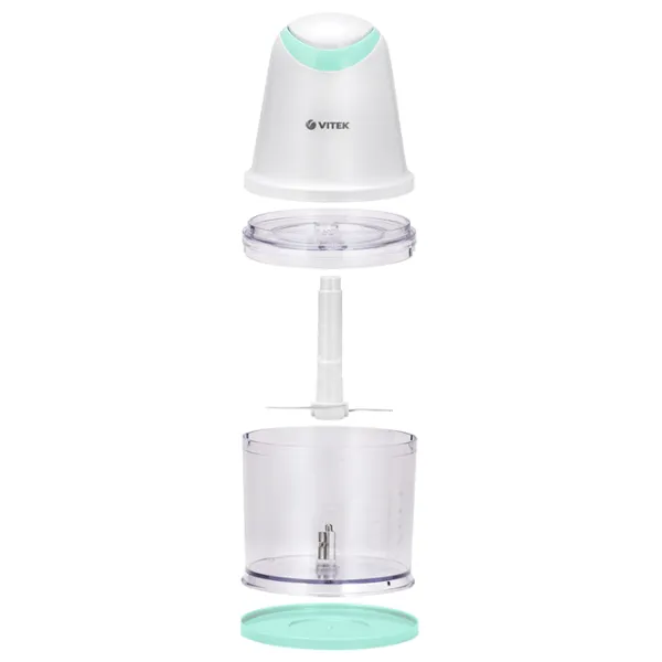 Aparat de mărunţit Vitek VT-1639 0.5 l/ 400 W/ White photo 2