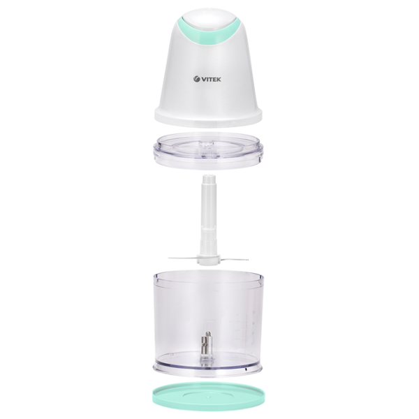 Aparat de mărunţit Vitek VT-1639 0.5 l/ 400 W/ White photo 2