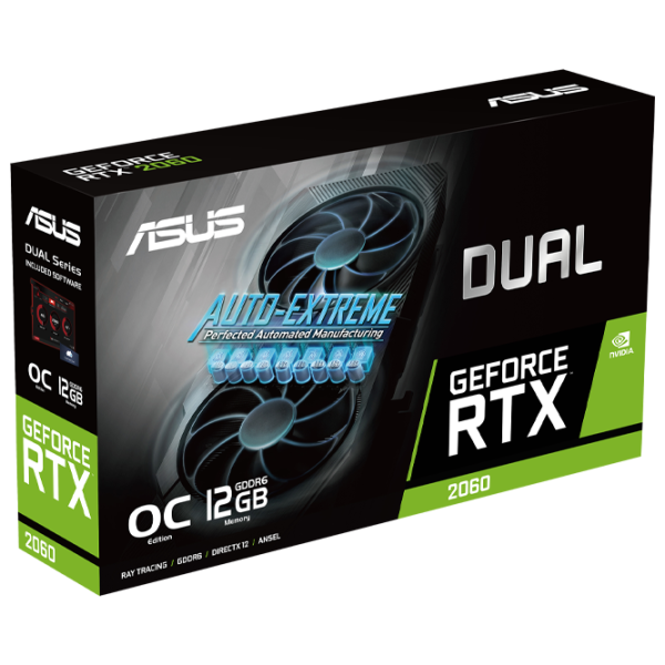 Видеокарта Asus GeForce RTX 2060 Dual EVO OC PCI Express x16 3.0 / 12 ГБ photo 7 Видеокарта Asus GeForce RTX 2060 Dual EVO OC PCI Express x16 3.0 / 12 ГБ photo 7
