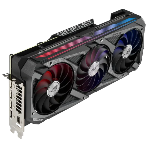 Видеокарта Asus RTX 3080 ROG Strix Gaming OC PCI Express x16 4.0 / 12 ГБ photo 2 Видеокарта Asus RTX 3080 ROG Strix Gaming OC PCI Express x16 4.0 / 12 ГБ photo 2