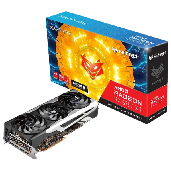 Placă video Sapphire NITRO+ Radeon RX 6750 XT GAMING OC PCI Express x16 4.0 / 12 GB photo 5