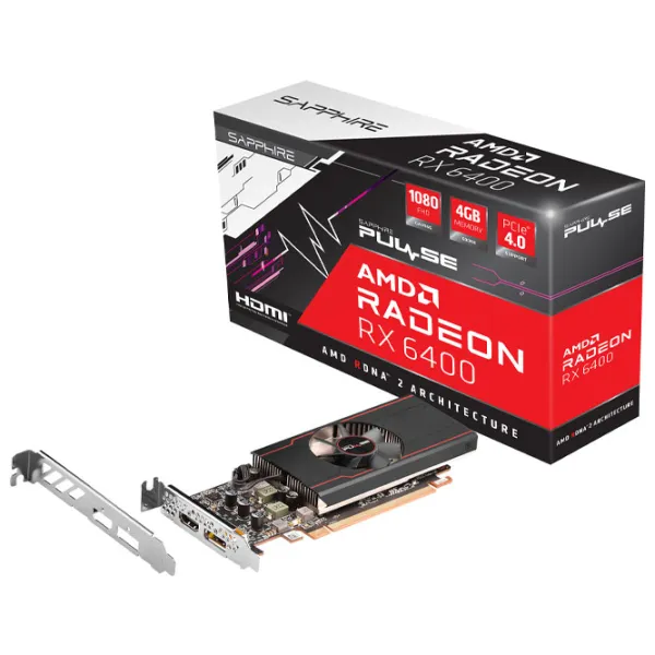 Placă video Sapphire PULSE Radeon RX 6400 PCI Express x4 4.0 / 4 GB photo 5