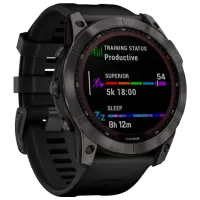 Умные часы Garmin Fenix 7X Sapphire Solar 1.3"/ 33 мм/ Черный - Чёрный/ 010-02541-23 photo 2