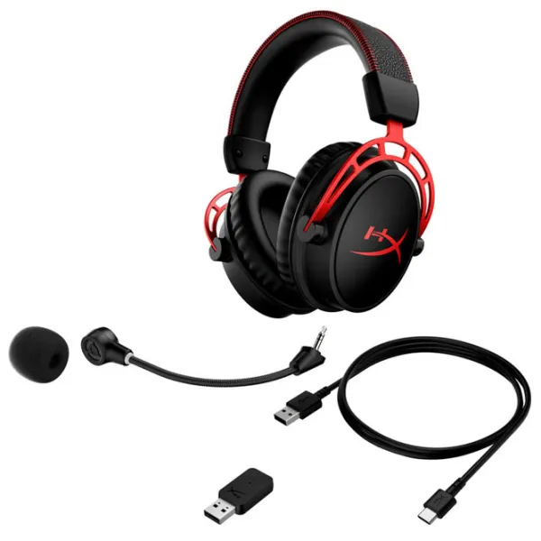 Наушники HyperX Cloud Alpha Красный Черный Беспроводные/ Игровой photo 6