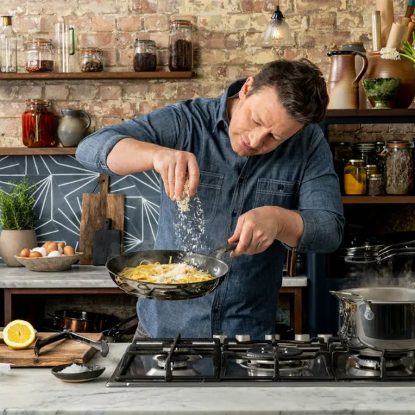 Сковорода Tefal Jamie Oliver E3141974 Вок / 28 см / Нержавеющая сталь photo 7