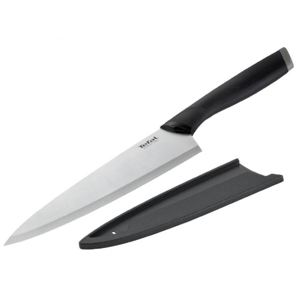 Кухонный нож Tefal K2213244 Нержавеющая сталь/ Черный photo 4