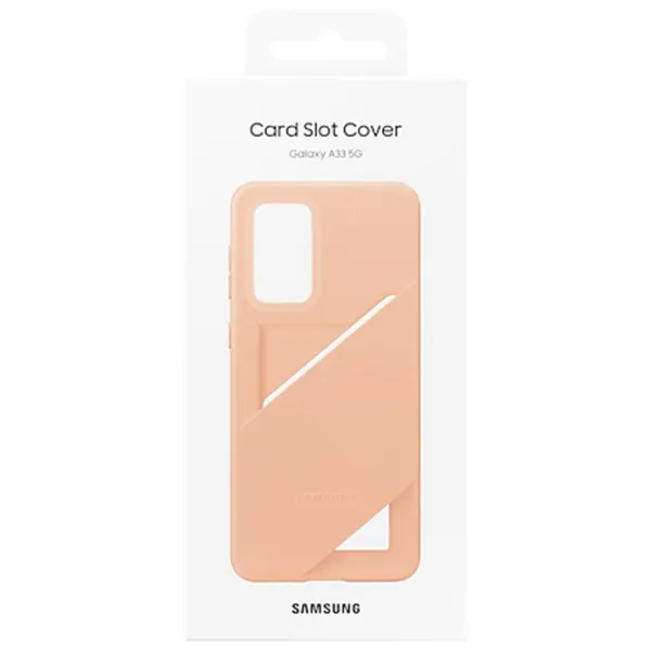 Чехол для смартфона Samsung Galaxy A33 5G Samsung/ Back/ TPU/ Peach Оранжевый photo 6