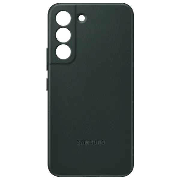 Чехол для смартфона Samsung Galaxy S22 Samsung/ Back/ Кожа/ Зелёный photo 2