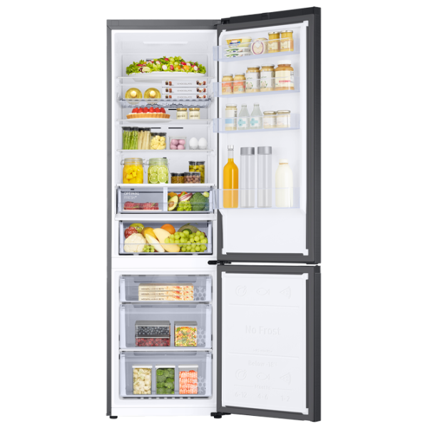 Frigider Samsung RB38T679FB1/UA cu congelator jos 385 l / 203 cm / Black photo 5 Frigider Samsung RB38T679FB1/UA cu congelator jos 385 l / 203 cm / Black photo 5