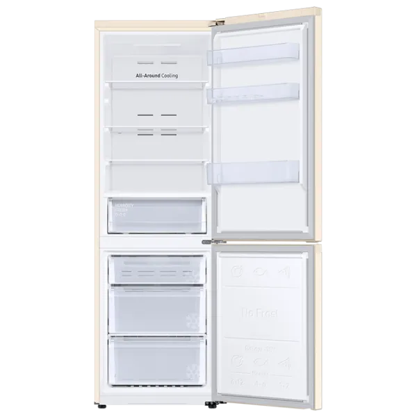 Frigider Samsung RB34T600FEL/UA cu congelator jos 340 l / 185.3 cm / Beige photo 5