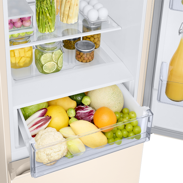 Frigider Samsung RB34T600FEL/UA cu congelator jos 340 l / 185.3 cm / Beige photo 8