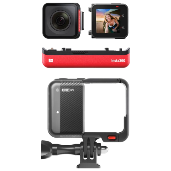 Cameră action Insta360 ONE RS 4K 48 MP / 1445 mAh / Black photo 5