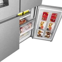 Frigider Hisense RQ760N4AIF cu congelator jos 585 l / 178.5 cm / Inox photo 9
