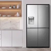 Frigider Hisense RQ760N4AIF cu congelator jos 585 l / 178.5 cm / Inox photo 10