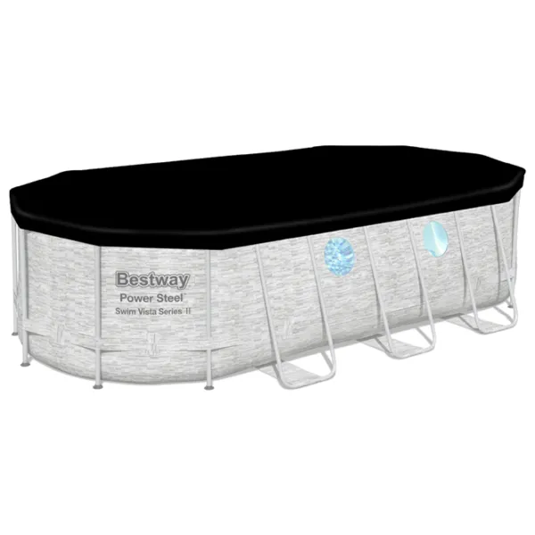 Piscină Bestway 56716BW 13430 l/ Cu cadru/ Gray photo 2