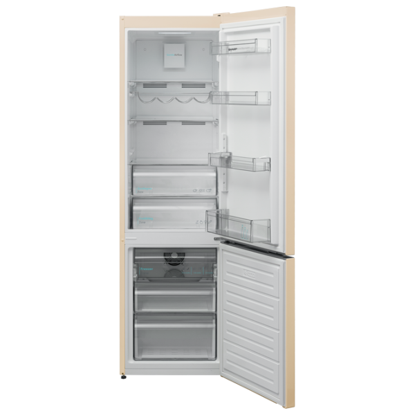 Frigider SHARP SJ-BA05DMXJE-EU cu congelator jos 270 l / 180 cm / Beige photo 2