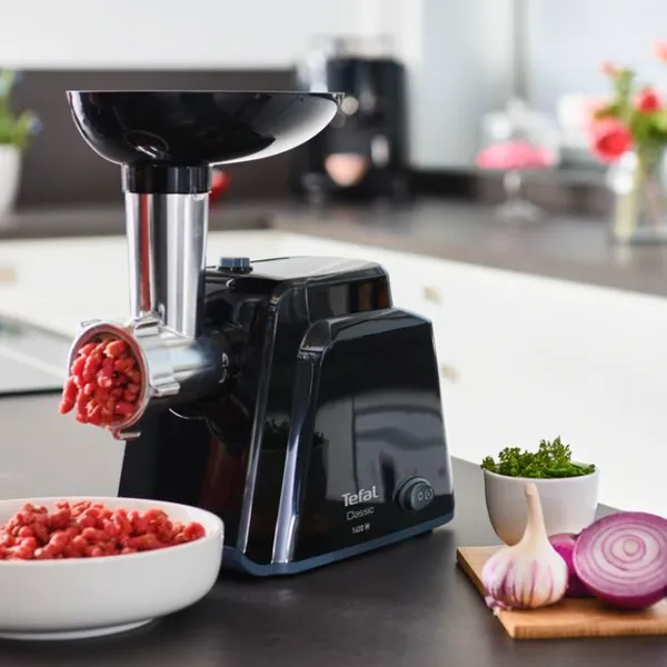 Mașină de tocat carne Tefal NE105838 1400 W/ 1.7 kg/ min/ Black photo 3