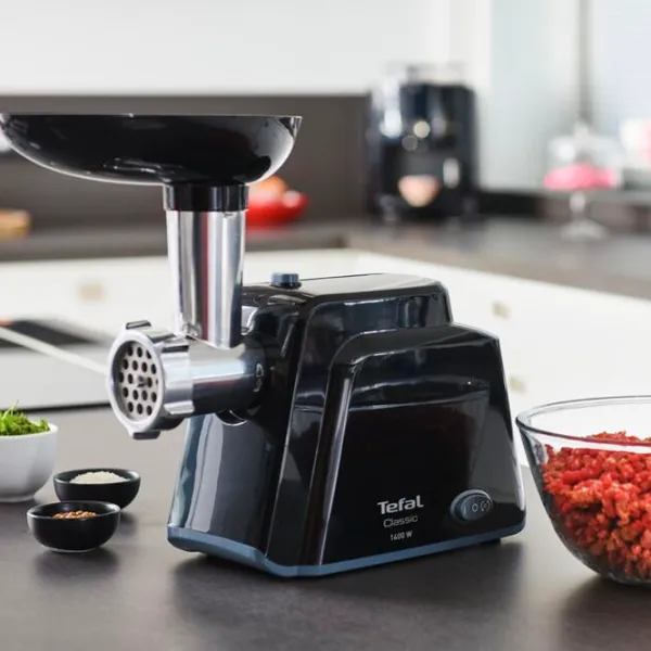 Mașină de tocat carne Tefal NE105838 1400 W/ 1.7 kg/ min/ Black photo 4