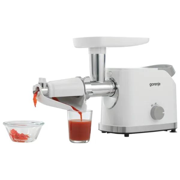 Mașină de tocat carne Gorenje MG1802SJW 1800 W/ 2.1 kg/ min/ White photo 5