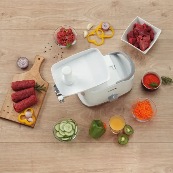 Mașină de tocat carne Gorenje MG1802SJW 1800 W/ 2.1 kg/ min/ White photo 6