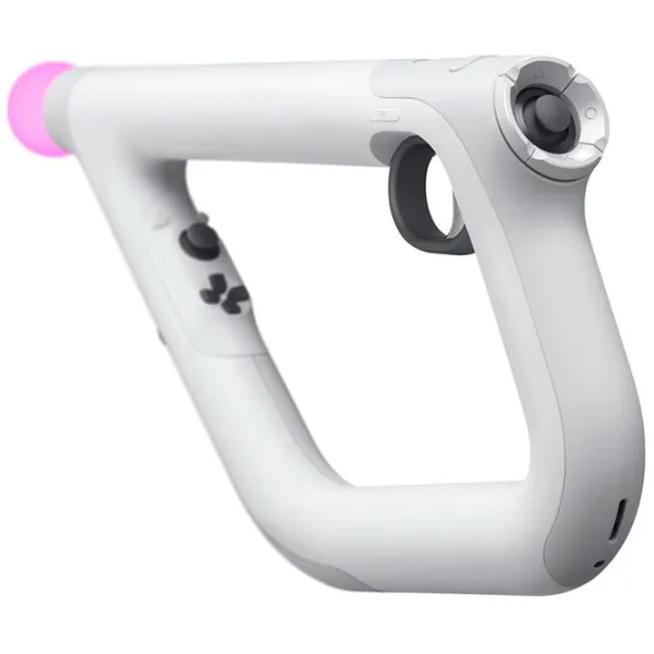 Controller Sony Bravo Team VR + Aim Controller Fără fir/ buttons/ White photo 2 Controller Sony Bravo Team VR + Aim Controller Fără fir/ buttons/ White photo 2