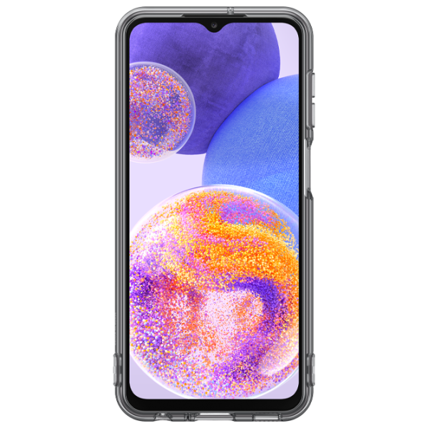 Чехол для смартфона Samsung Galaxy A23 Samsung/ Soft Clear/ TPU/ Черный photo 2