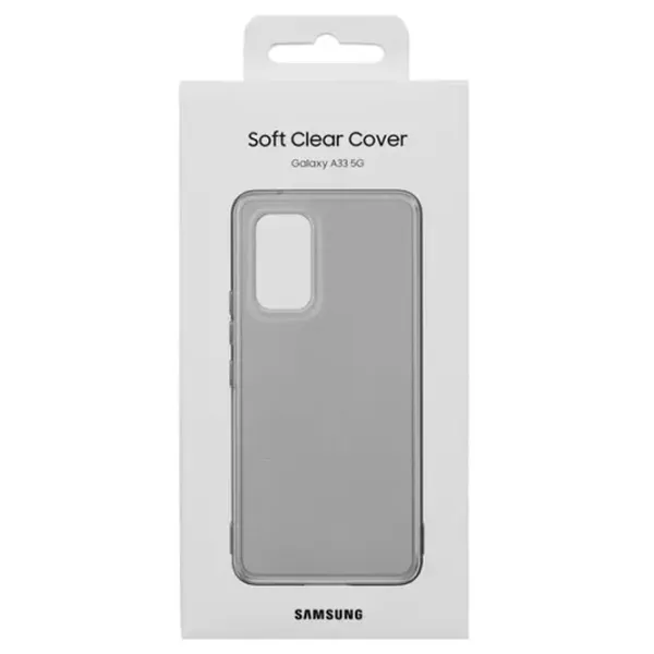 Husă pentru smartphone Samsung Galaxy A33 5G Samsung/ Back/ TPU/ Black Transparent photo 3