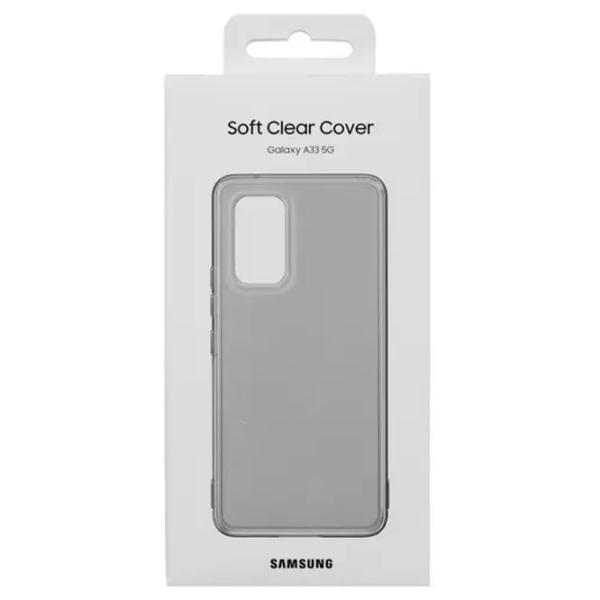 Husă pentru smartphone Samsung Galaxy A33 5G Samsung/ Back/ TPU/ Black Transparent photo 3