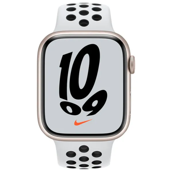 Ceas inteligent Apple Watch Series 7 Nike MKNA3/ Starlight photo 2