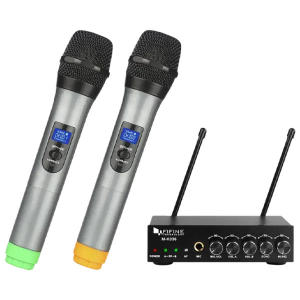 Микрофон Fifine K036 UHF Серый photo 2