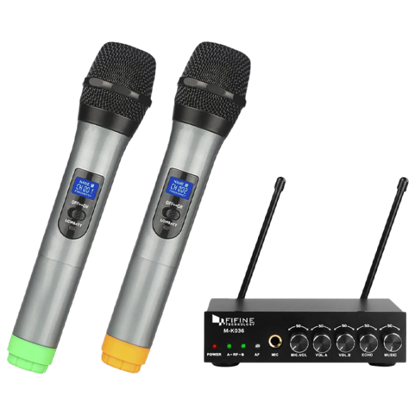 Микрофон Fifine K036 UHF Серый photo 2