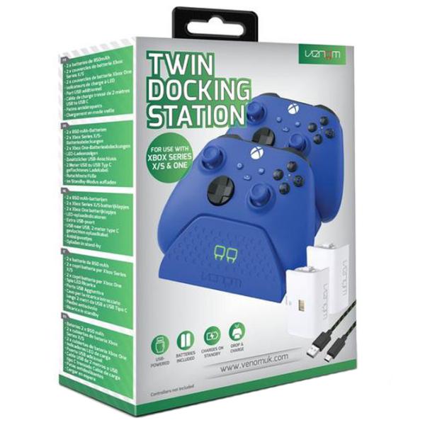 Stație de încărcare controller Venom VS2888 Xbox Series S / Blue photo 5