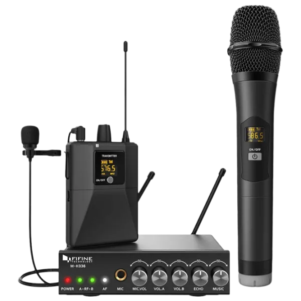 Микрофон Fifine K036A UHF Черный photo 2