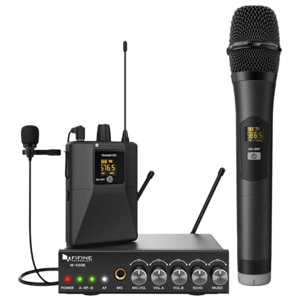 Микрофон Fifine K036A UHF Черный photo 2