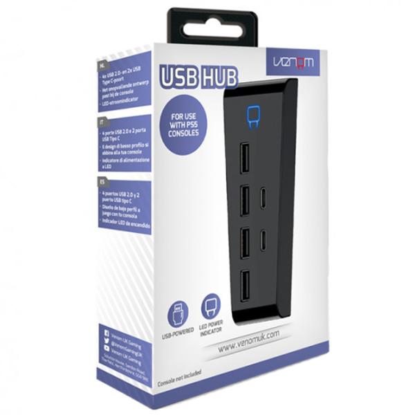 USB Hub Venom VS5006 PlayStation 5/ Black photo 8