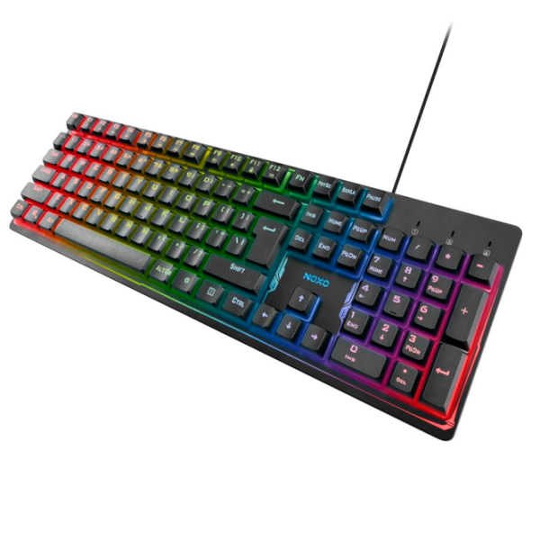 Tastatură NOXO Fusionlight Cu fir/ Black photo 2
