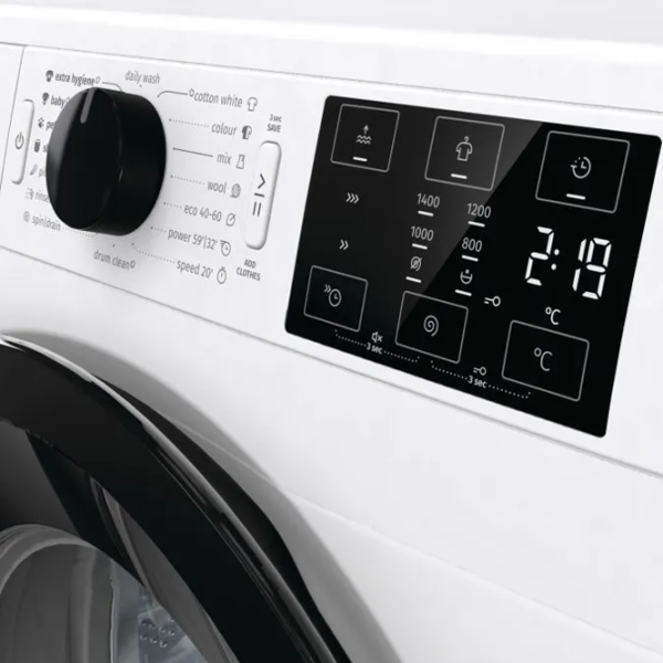 Стиральная машина Gorenje WNEI84BS 8 кг / 1400 об/мин / Белый photo 8 Стиральная машина Gorenje WNEI84BS 8 кг / 1400 об/мин / Белый photo 8