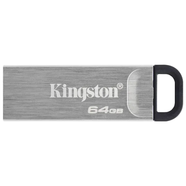 Kingston DataTravel Kyson 64 ГБ Серебряный photo 2