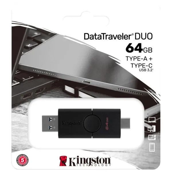 Kingston DataTravel Duo 64 ГБ Черный photo 3