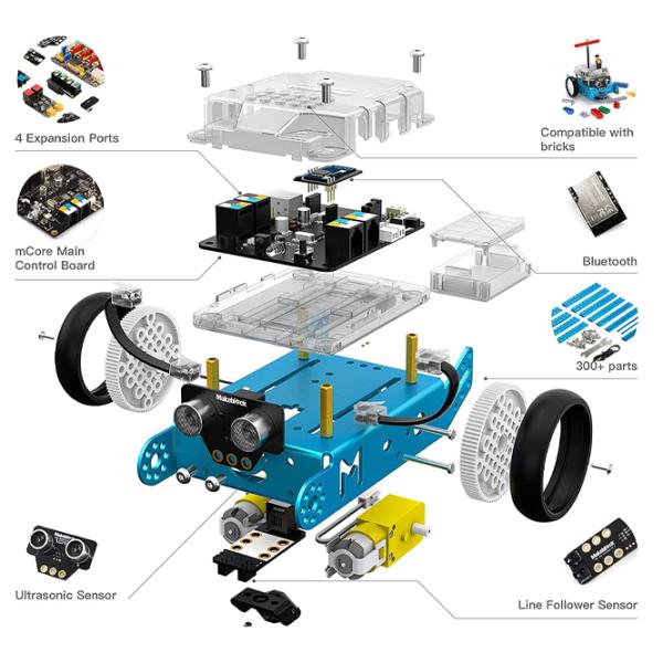 Robot Makeblock Smart STEM Kit Toy Blue photo 5