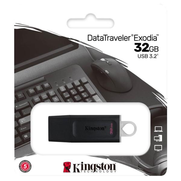 Kingston DataTravel Exodia 32 ГБ Черный photo 3