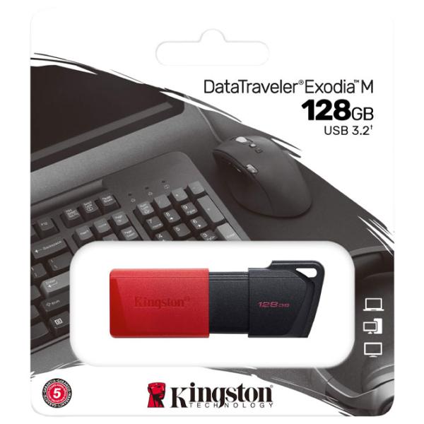 Kingston DataTravel Exodia 64 ГБ Красный photo 3