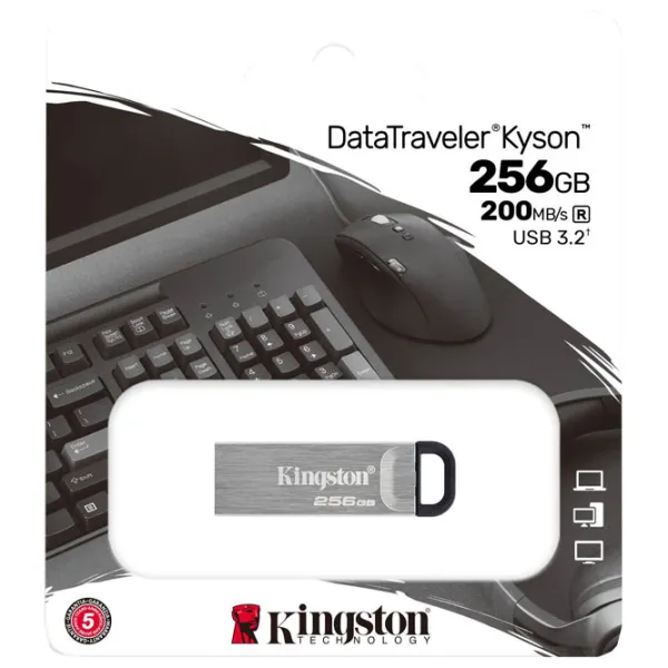 Kingston DataTravel Kyson 256 GB Silver photo 4