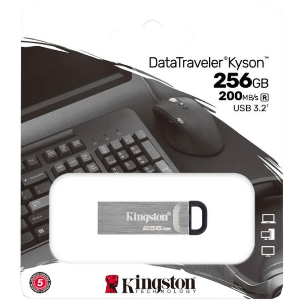 Kingston DataTravel Kyson 256 GB Silver photo 4