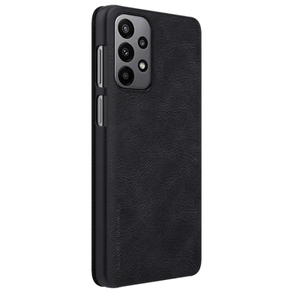 Husă pentru smartphone Samsung Galaxy A23 4G Nillkin/ Flip Cover/ Piele/ Black photo 4 Husă pentru smartphone Samsung Galaxy A23 4G Nillkin/ Flip Cover/ Piele/ Black photo 4