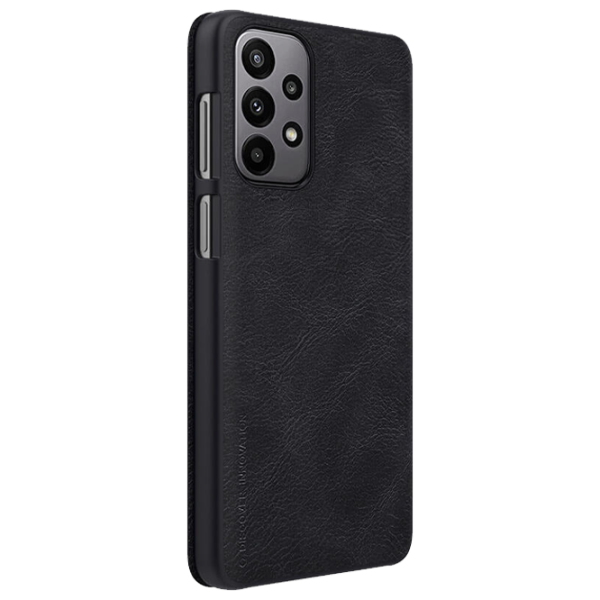 Husă pentru smartphone Samsung Galaxy A23 4G Nillkin/ Flip Cover/ Piele/ Black photo 4 Husă pentru smartphone Samsung Galaxy A23 4G Nillkin/ Flip Cover/ Piele/ Black photo 4