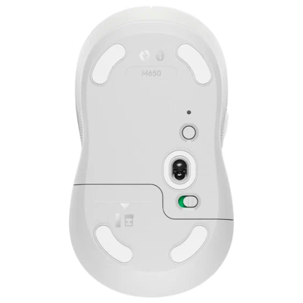 Mouse Logitech Signature M650 L Bluetooth, USB/ White photo 6